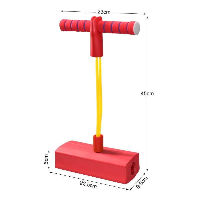 Kids Sports Games Toys Foam Pogo Stick Jumper Indoor Outdoor Fun Fitness Equipment Improve Bounce Sensory Toys for Boy Girl Gift