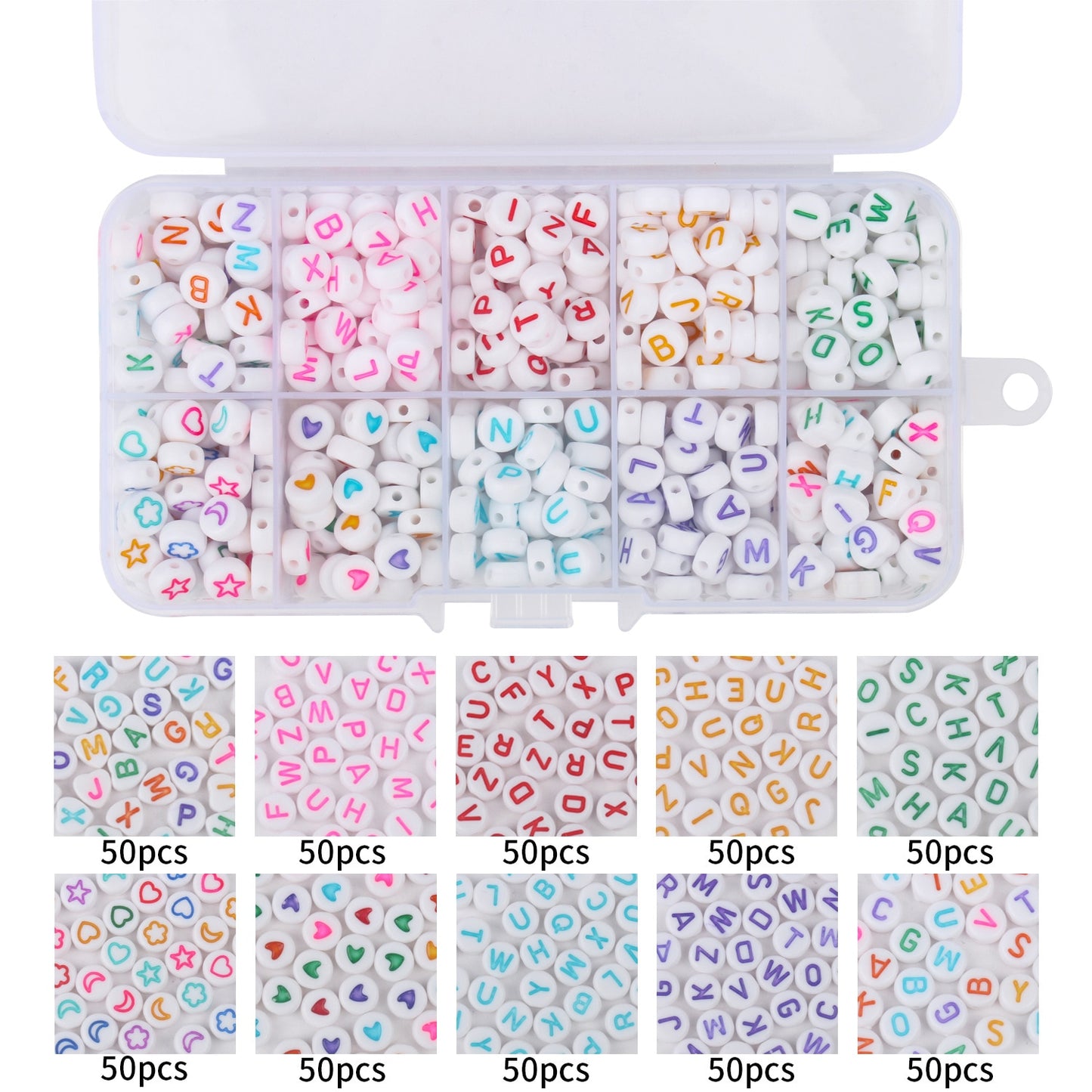 DIY Handmade Beaded Children&#39;s Toys Creative Loose Spacer Beads Making Bracelet Necklace 24 Grid Girl Jewelry Set Girl Toy Gift