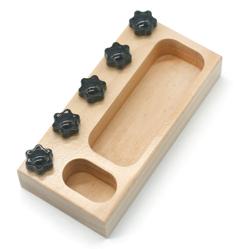 Montessori Busy Board Screw Bolt Set Toys for 2 Year Preschool Montessori Educational Toys For Children Kids Juguetes Montessori