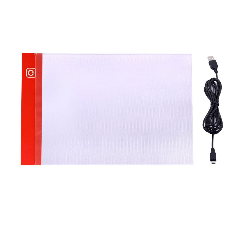 Led Drawing Copy Board Kids Toy to Draw 3 Level Dimmable Painting Tablet  A5 size Light Pad Children Learning Educational Game