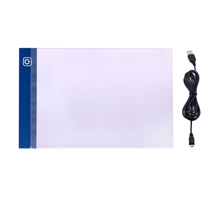 Led Drawing Copy Board Kids Toy to Draw 3 Level Dimmable Painting Tablet  A5 size Light Pad Children Learning Educational Game