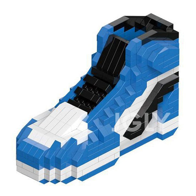 Mini Building Block Boys Sport Basketball Shoes Sneakers Model Anime DIY Buliding Bricks For Blocks Toy Kids Gifts Toys Assembly