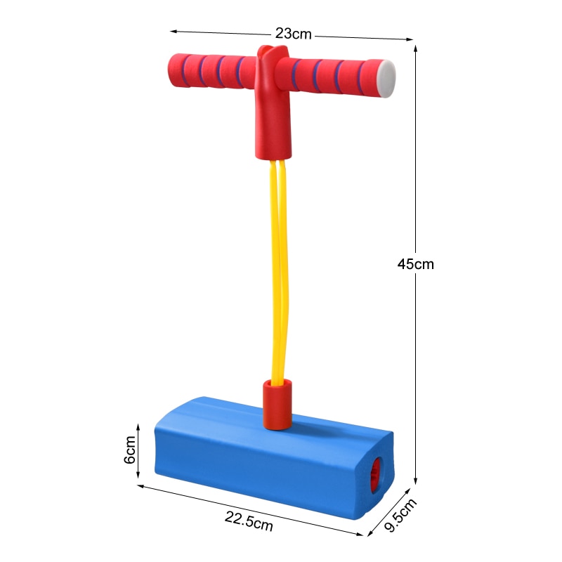 Kids Sports Games Toys Foam Pogo Stick Jumper Indoor Outdoor Fun Fitness Equipment Improve Bounce Sensory Toys for Boy Girl Gift