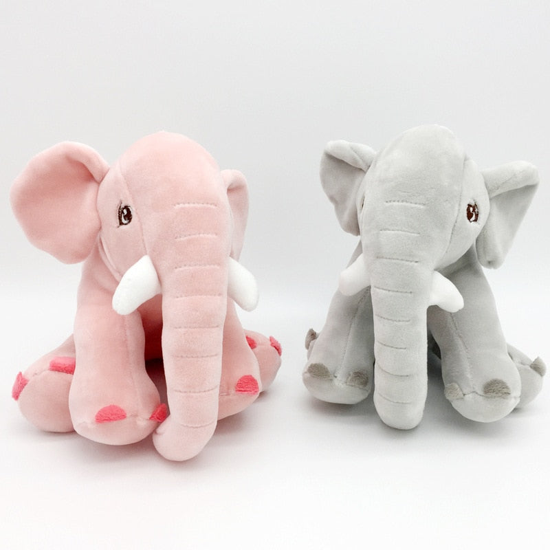 20CM Height Plush Elephant Doll Toy Kids Sleeping Back Cushion Cute Stuffed Elephant Baby Accompany Doll NTDIZ1097