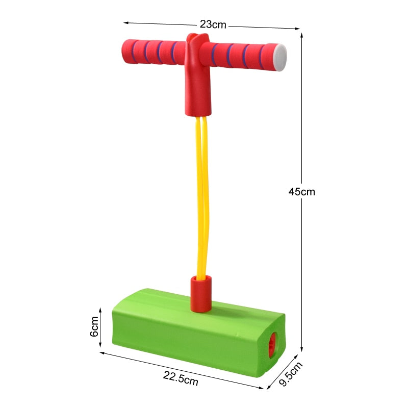 Kids Sports Games Toys Foam Pogo Stick Jumper Indoor Outdoor Fun Fitness Equipment Improve Bounce Sensory Toys for Boy Girl Gift