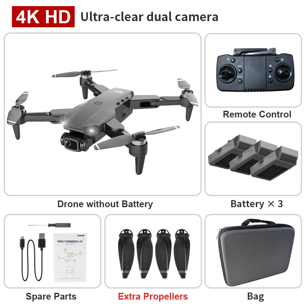 Drone L900 Pro SE MAX 4K Professional HD Camera 5G GPS Visual Obstacle Avoidance Brushless Motor Quadcopter RC Helicopter Toys