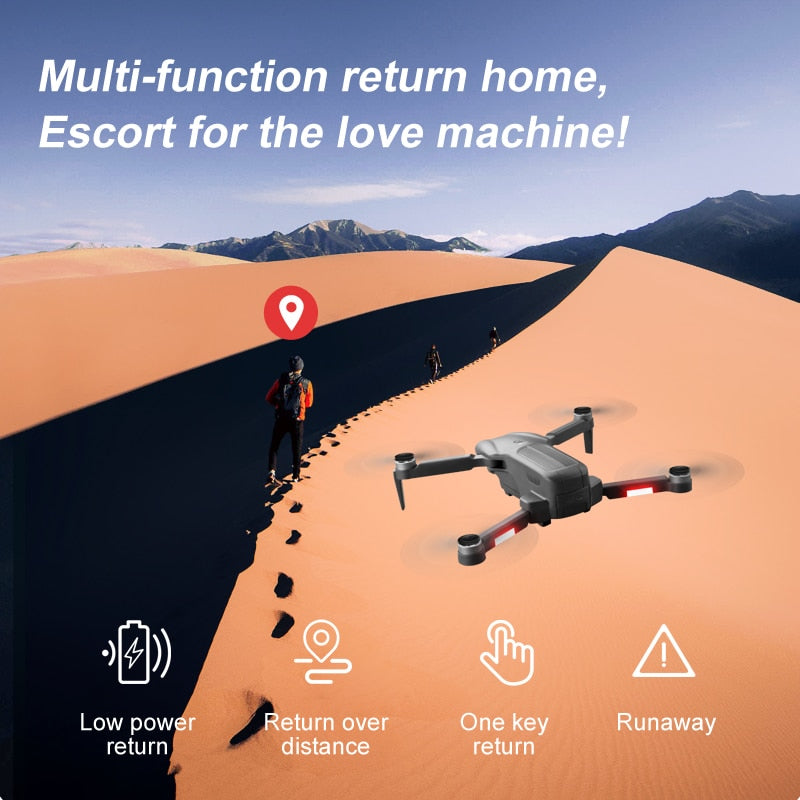 2022 NEW F9 GPS Drone 6K Dual HD Camera Professional Aerial Photography Brushless Motor Foldable Quadcopter RC Distance 2000M