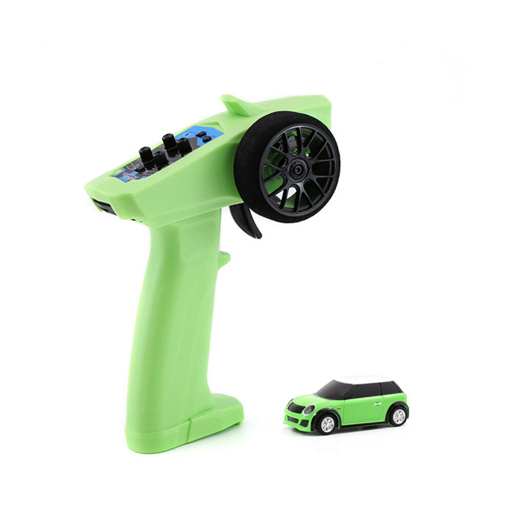 Turbo Racing RTR 1/76 2.4G RWD Fully Proportional Mini RC Car LED Light Vehicles Model Kids Children Toys