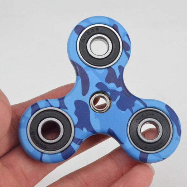 Rotating Tri Spinner Colorful Fidget Hand Spinner EDC Ceramic Bearing Reduce Stress Focus Attention Toys