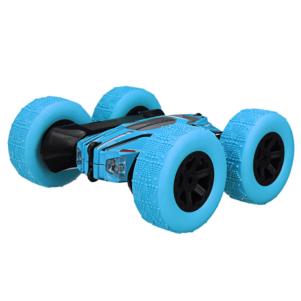RC Stunt Car 2.4G 4WD 360 Rotate LED Lights Remote Control Off Road Double Sided Vehicles Model Kids Children Toys