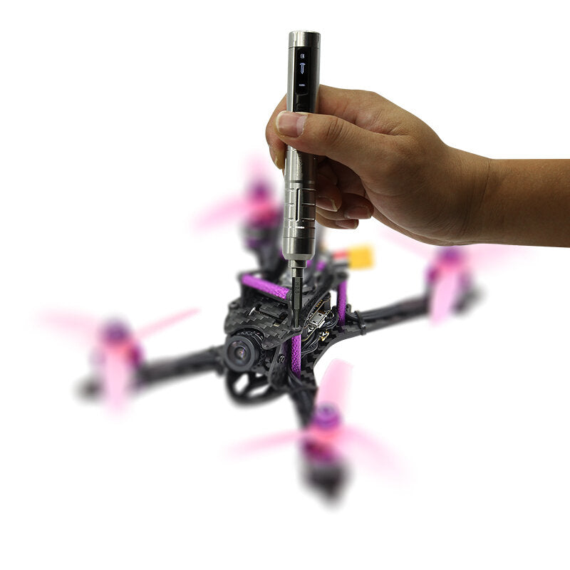 SEQURE SQ-ES126 Mini Electric Screwdriver Smart Repairtools Set With 24 Bits For RC Vehicles Model