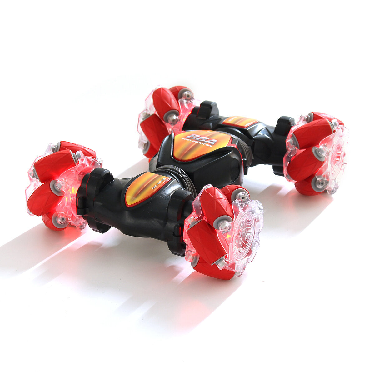 RC Stunt Car 1/12 2.4G Remote Control Gesture Sensor All-Terrain Toy Double Sided Rotating Off Road 360 Flips with Lights Music Drift Dancing Vehicle Model