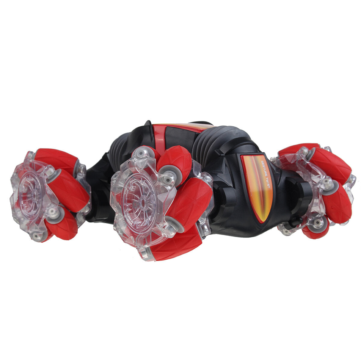 RC Stunt Car 1/12 2.4G Remote Control Gesture Sensor All-Terrain Toy Double Sided Rotating Off Road 360 Flips with Lights Music Drift Dancing Vehicle Model